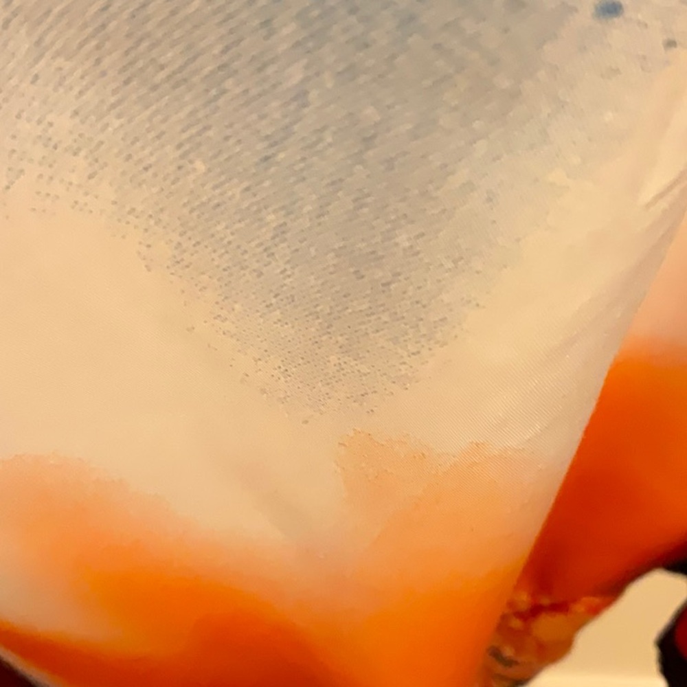 Orange Full Length Polyester Caftan - image 7